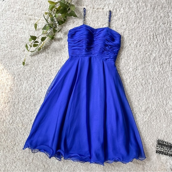 Mac Duggal Dresses & Skirts - [mac duggal] royal blue embellished strap formal dress